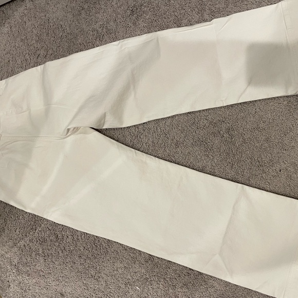 H&M fitted flare ankle, white sailor jeans. - Picture 4 of 4